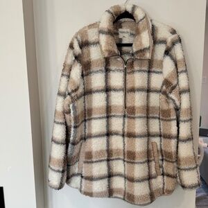 ABERCROMBIE & FITCH Plaid Thermal Sweater